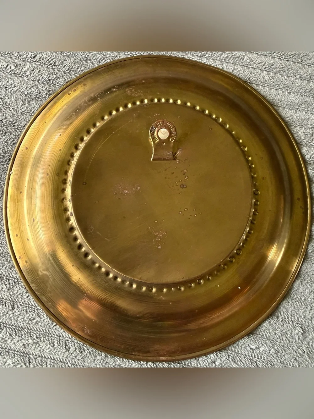 4 VTG Decorative Fruit Basket Wall Plates Mini Still Print Metal Frame England